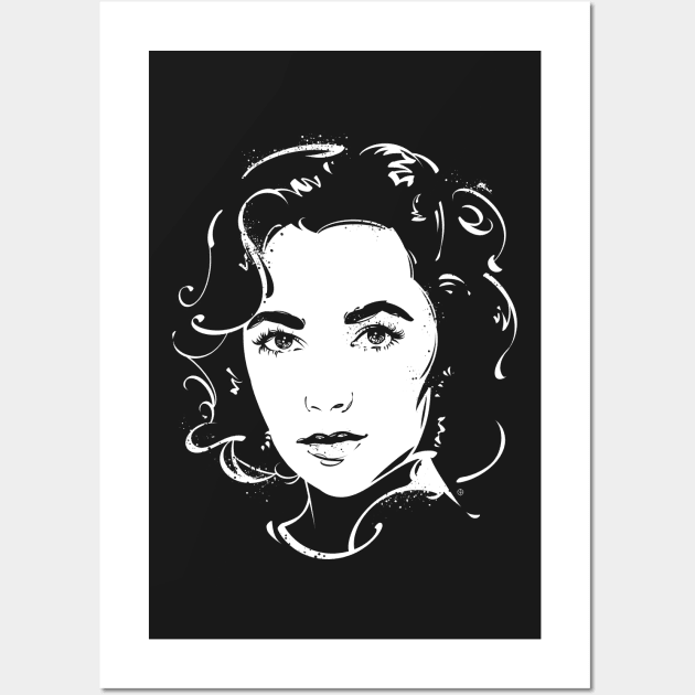 Elizabeth Taylor Wall Art by nabakumov